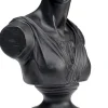 Figurka Dekoracyjna Ancient Beauty 23x50 Cm Czarna - Podstawa Biała