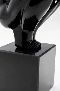 Figurka Dekoracyjna Athlet 43x29 Cm Czarna