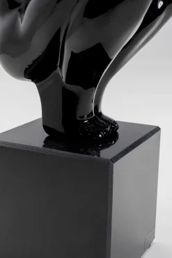 Figurka Dekoracyjna Athlet 75x42 Cm Czarna