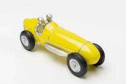 Figurka Dekoracyjna Auto Wyścigowe żółte 26 Cm