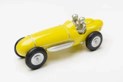 Figurka Dekoracyjna Auto Wyścigowe żółte 26 Cm