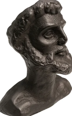 Figurka Dekoracyjna Bearded Man 9x11 Cm Antracytowa
