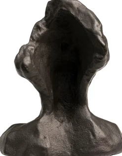 Figurka Dekoracyjna Bearded Man 9x11 Cm Antracytowa
