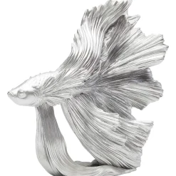 Figurka Dekoracyjna Betta 34x37 Cm Srebrna