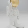 Figurka Dekoracyjna Biała Astronauta 17x27 Cm