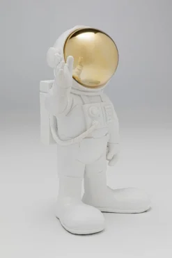 Figurka Dekoracyjna Biała Astronauta 17x27 Cm
