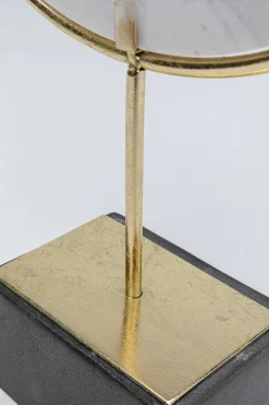 Figurka Dekoracyjna Biało-złota 33x51 Cm Liście Bambusa