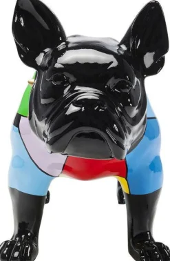Figurka Dekoracyjna Bulldog 60x43 Cm Kolorowa