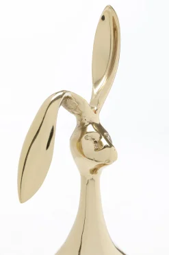 Figurka Dekoracyjna Bunny 26x52 Cm Złota
