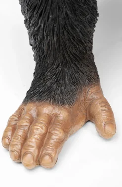Figurka Dekoracyjna Butler Playing Chimp 45x52 Cm Czarna