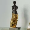 Figurka Dekoracyjna Classic Beauty 14x48 Cm Czarno-złota