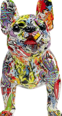 Figurka Dekoracyjna Comic Dog 50x40 Cm Kolorowa