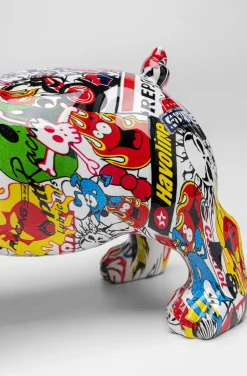 Figurka Dekoracyjna Comic Dog Glasses 25x24 Cm Kolorowa