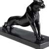 Figurka Dekoracyjna Czarne Pantera Nowoczesna 35x19 Cm