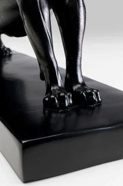 Figurka Dekoracyjna Czarne Pantera Nowoczesna 35x19 Cm