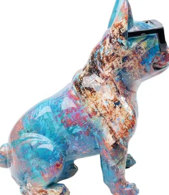 Figurka Dekoracyjna Dog Of Sunglass 30x37 Cm Kolorowa