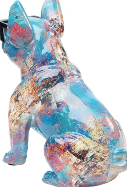 Figurka Dekoracyjna Dog Of Sunglass 30x37 Cm Kolorowa