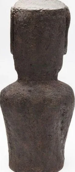 Figurka Dekoracyjna Easter Island 59 Cm Szara