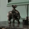 Figurka Dekoracyjna Elephant Dumbo Uno 18x19 Cm Brązowa