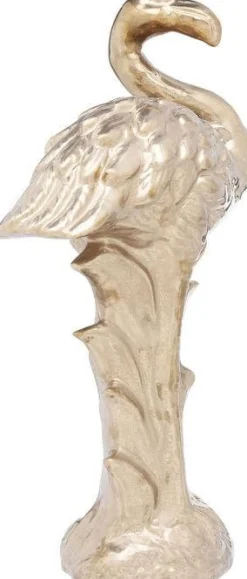 Figurka Dekoracyjna Flamingo Front 26x51 Złota