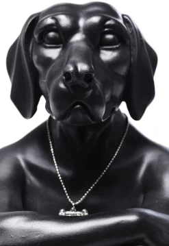 Figurka Dekoracyjna Gangster Dog 26x33 Cm Czarna