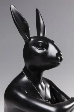 Figurka Dekoracyjna Gangster Rabbit 26x39 Cm Czarna