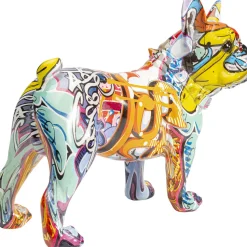 Figurka Dekoracyjna Grafitti Dog 24x22 Cm Kolorowa