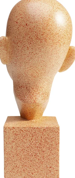 Figurka Dekoracyjna Half A Face 14x30 Cm Brązowa