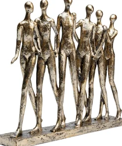 Figurka Dekoracyjna Hand In Hand 30x27 Cm Złota