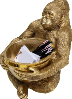Figurka Dekoracyjna Holding Bowl 33x41 Cm Złota