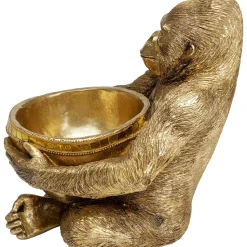 Figurka Dekoracyjna Holding Bowl 33x41 Cm Złota