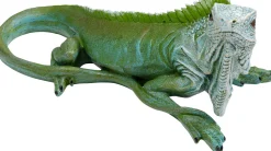 Figurka Dekoracyjna Jaszczurka Zielona 35 Cm