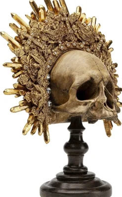 Figurka Dekoracyjna King Skull 34x42 Cm