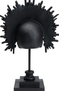 Figurka Dekoracyjna King Skull 32x49 Cm Czarna
