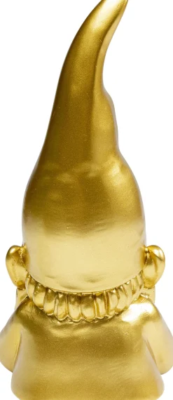 Figurka Dekoracyjna Krasnal Złoty 10x21 Cm