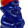 Figurka Dekoracyjna Krasnal Niebieski Czapka Kolorowa 21 Cm