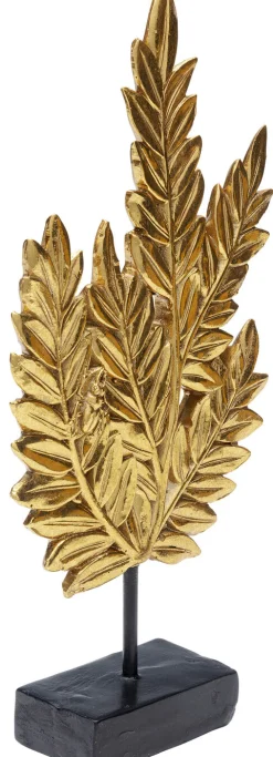 Figurka Dekoracyjna Leaves 14x30 Cm Złota