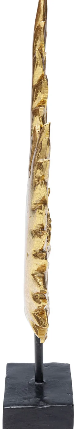 Figurka Dekoracyjna Leaves 14x30 Cm Złota