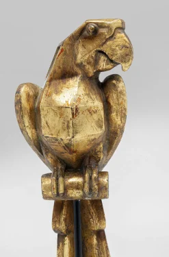 Figurka Dekoracyjna Parrot 53 Cm Złota Postarzana - Lustrzana