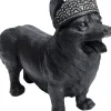 Figurka Dekoracyjna Royal Standing Corgi 52x40 Cm Czarny