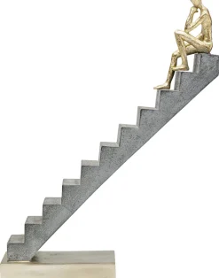 Figurka Dekoracyjna Stairway 28x37 Cm Szara