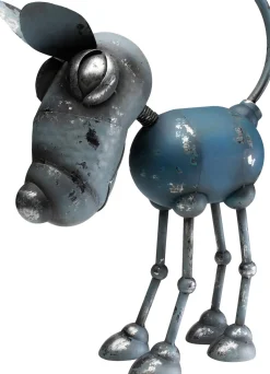 Figurka Dekoracyjna Stalowa Pies Robot 52x60 Cm