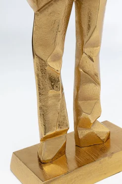 Figurka Dekoracyjna Standing Man 23x62 Cm Złota