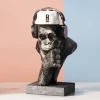 Figurka Dekoracyjna Thinking Gorilla Head 29x49 Cm