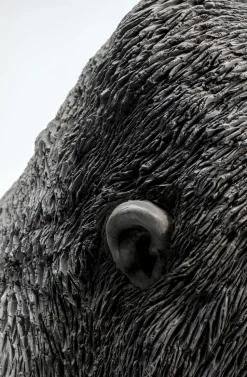 Figurka Dekoracyjna Thinking Gorilla Head 29x49 Cm