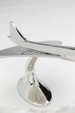 Figurka Dekoracyjna Z Aluminium Samolot Concorde 59x28 Cm