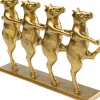 Figurka Dekoracyjna Złota Tańczące Krowy 40x23 Cm
