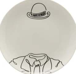 Filiżanka Ze Spodkiem Porcelana Ręcznie Malowana 160 Ml Jabłko