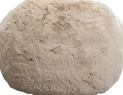Fotel Duży Kremowy Tkanina Futrzana 105 Cm