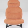 Fotel Elodie 67x105 Cm Jasnobrązowy - Nogi Czarne